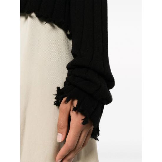 25FW 우마 왕 스웨터 UK7152 UW900 BLACK - UMA WANG