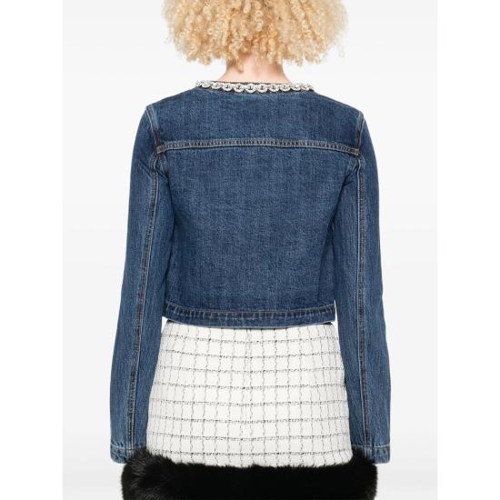 25FW 셀프 포트레이트 데님 자켓 AW25 810J BL BLUE - SELF PORTRAIT