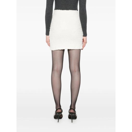 25FW 셀프 포트레이트 숏 스커트 AW25 028SK C CREAM NEUTRALS - SELF PORTRAIT