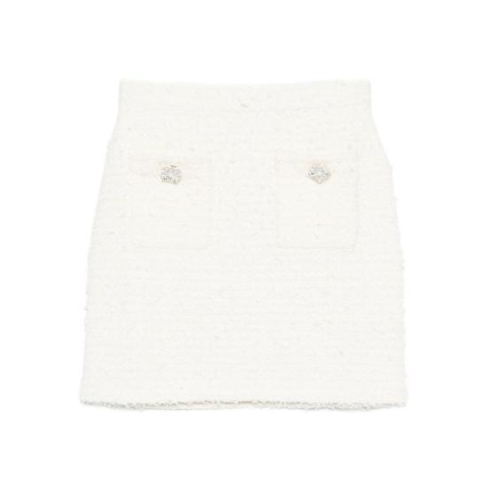 25FW 셀프 포트레이트 숏 스커트 AW25 028SK C CREAM NEUTRALS