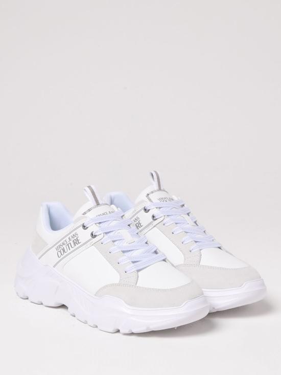 25FW 베르사체 뮬/슬리퍼 79YA3SC2ZPB30003 WHITE DOM - VERSACE