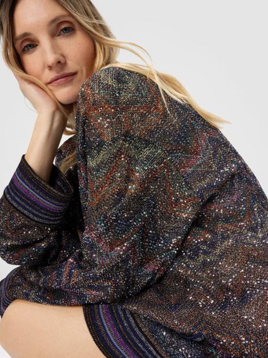 25FW 미소니 가디건 DS25WM0TBC005GS91P6 MULTICOLOUR - MISSONI