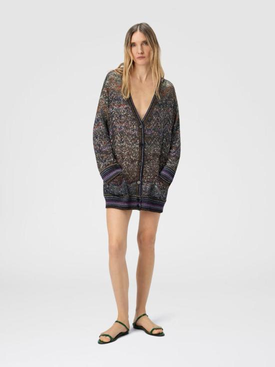 25FW 미소니 가디건 DS25WM0TBC005GS91P6 MULTICOLOUR - MISSONI