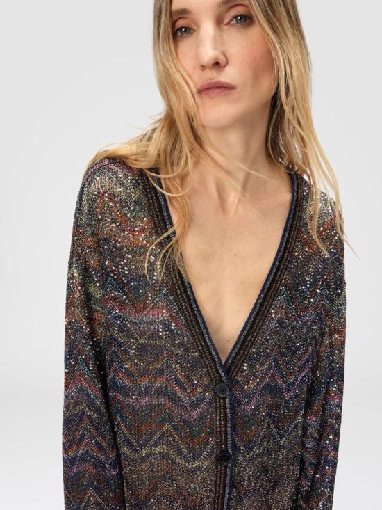 25FW 미소니 가디건 DS25WM0TBC005GS91P6 MULTICOLOUR - MISSONI