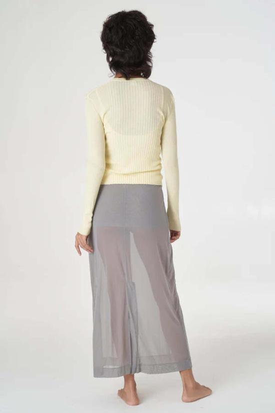  파이드 미 나우 가디건 지금 찾아보세요 가벼운 무게의 베리 리브 니트 카디건 - FIND ME NOW