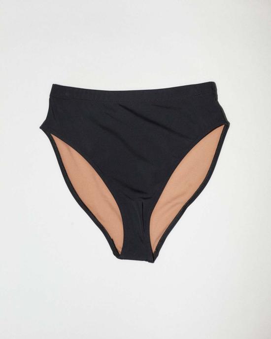  NU SWIM 비키니 수영복 뉴 스윔 슈퍼 하이 바텀 블랙 - OTHER BRANDS