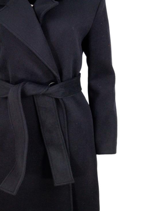 25FW 알마니 코트 XW001431AF16206 UC001 Black - ARMANI