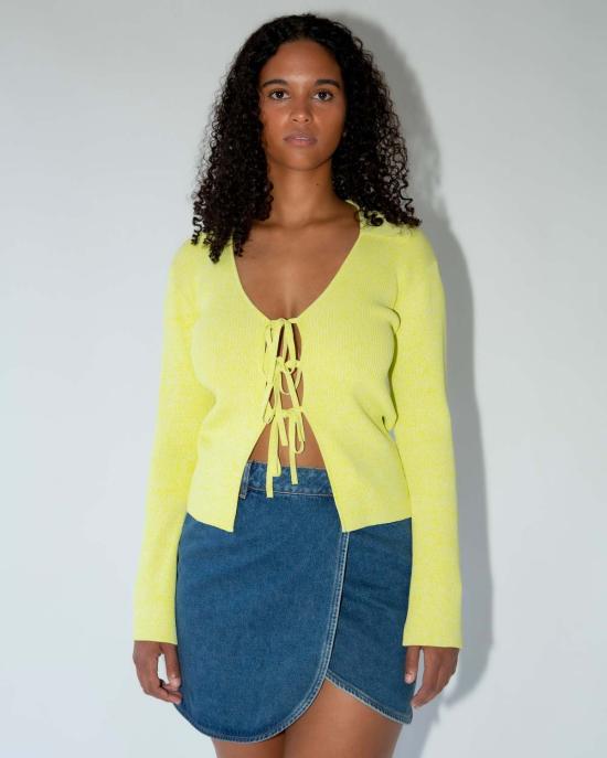  오벌 스퀘어 가디건 아델 카디건