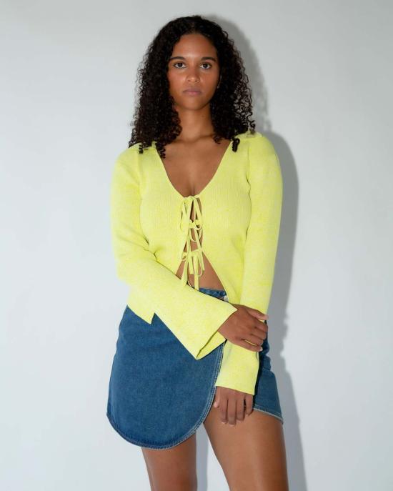  오벌 스퀘어 가디건 아델 카디건 - OVAL SQUARE