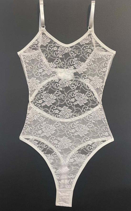  Bully Boy 바디수트 티셔츠 불리 보이 딘 바디수트 화이트 레이스 - OTHER BRANDS