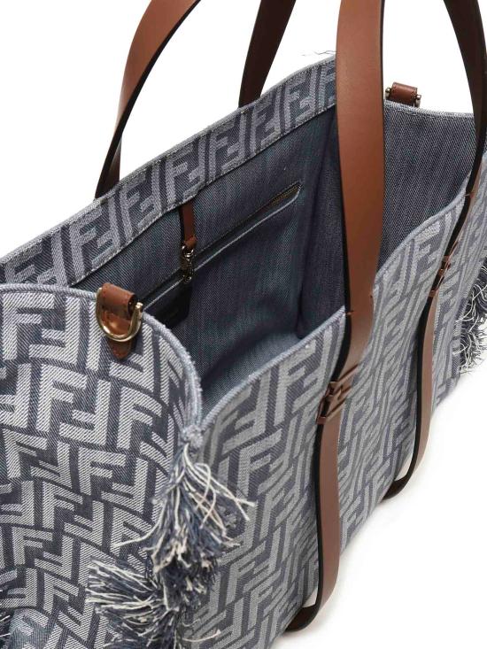 25FW 펜디 토트백 8BH435 AUT4F1SXQ Blue camel - FENDI