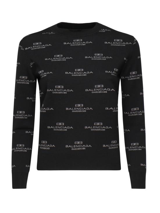 25FW 발렌시아가 스웨터 812576 T17241269 Black - BALENCIAGA