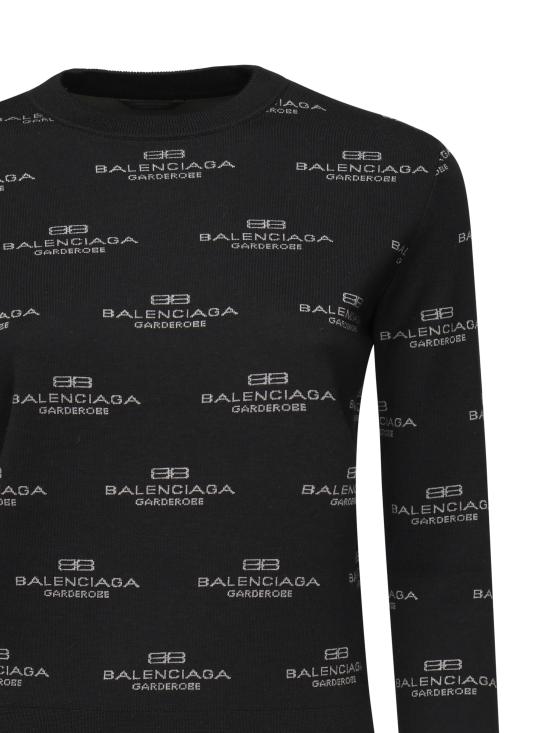 25FW 발렌시아가 스웨터 812576 T17241269 Black - BALENCIAGA