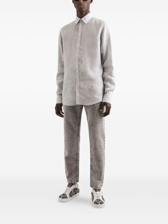 25FW 돌체앤가바나 스트레이트 팬츠 GYJCCDG8NJ7 S9001 Variante abbinata - DOLCE & GABBANA