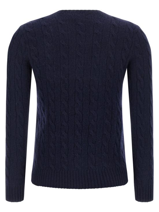 25FW 폴로 랄프로렌 폴로 자수 케이블 니트 스웨터  211971865003 - POLO RALPH LAUREN