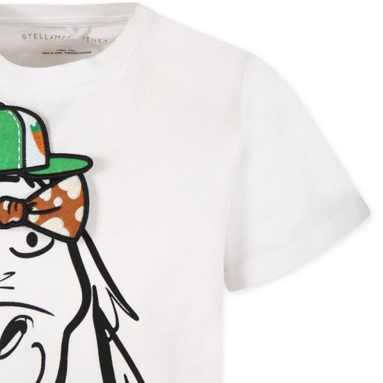  [키즈] 스텔라 맥카트니 티셔츠 TV8R41 Z0434 101 WHITE - STELLA MCCARTNEY