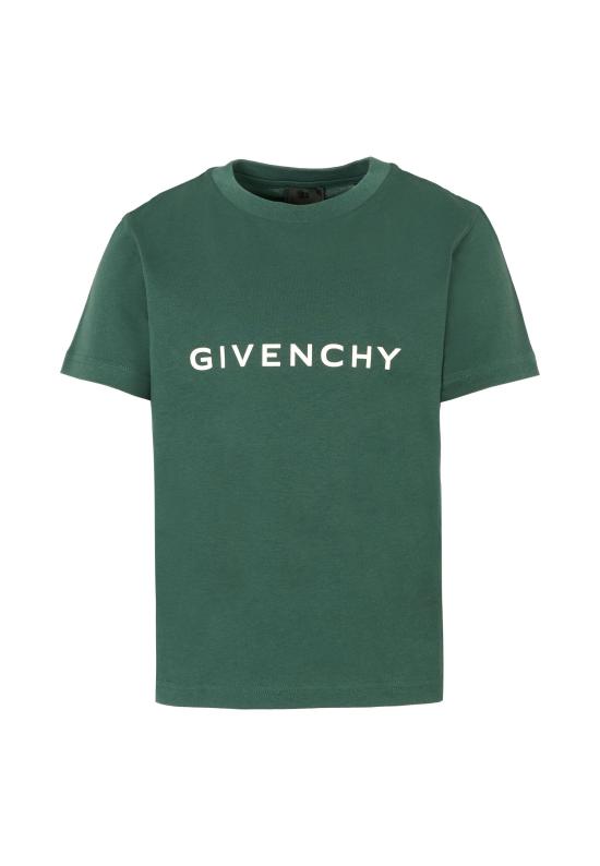 25FW [키즈] 지방시 티셔츠 H30952 672 GREEN