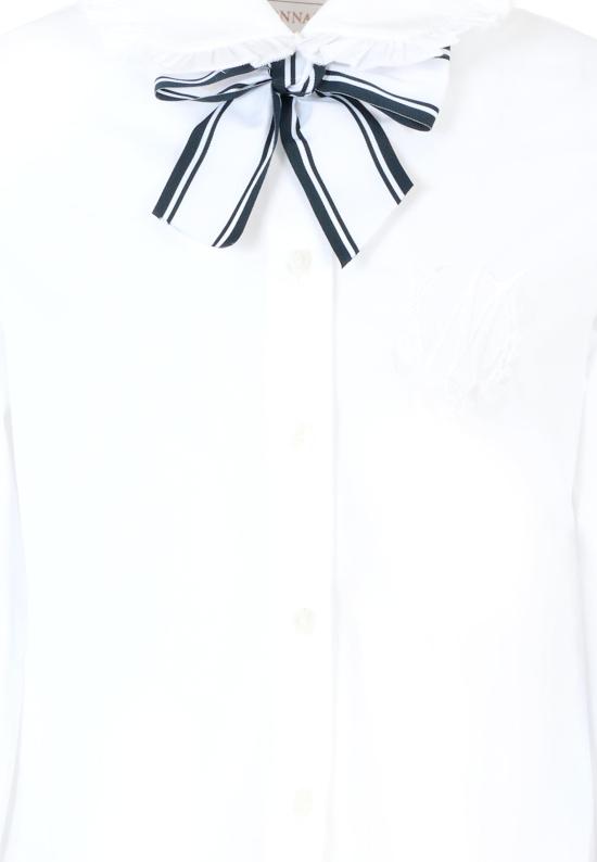 25FW [키즈] 모나리자 셔츠 18FCAS 6153 9956 WHITE - MONNALISA