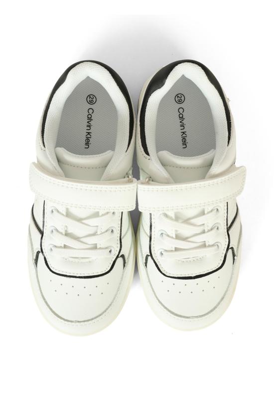 25FW [키즈] 캘빈클라인 스니커즈 V1X9 83148 1355X002 WHITE - CALVIN KLEIN