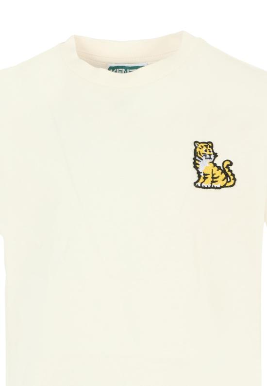 25FW [키즈] 겐조 티셔츠 K61506 117 IVORY - KENZO