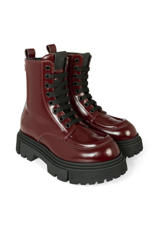 25FW [키즈] 캘빈클라인 미들 부츠 V4A5 83132 1453356 BORDEAUX - CALVIN KLEIN