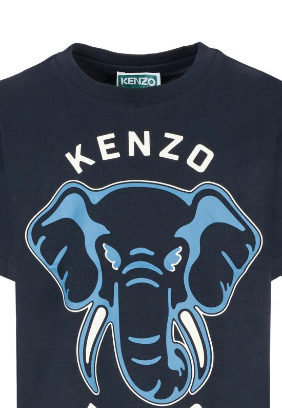 25FW [키즈] 겐조 티셔츠 K61446 845 BLUE - KENZO