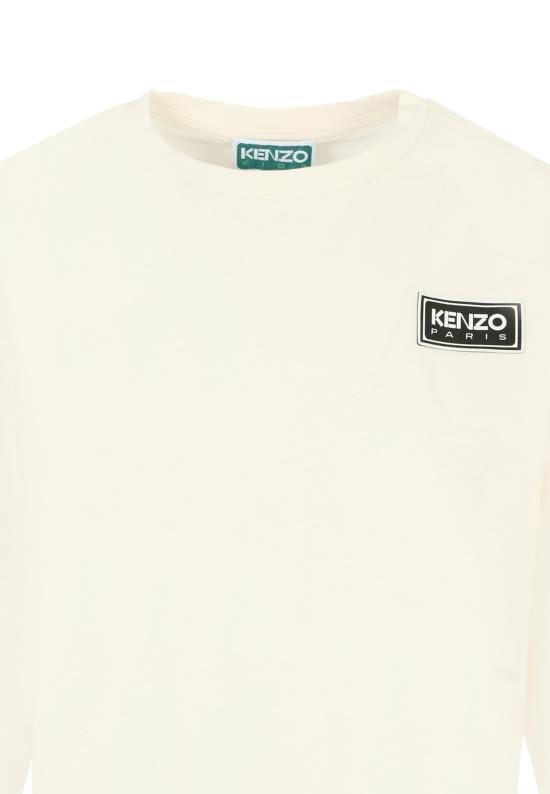 25FW [키즈] 겐조 티셔츠 K61496 117 IVORY - KENZO