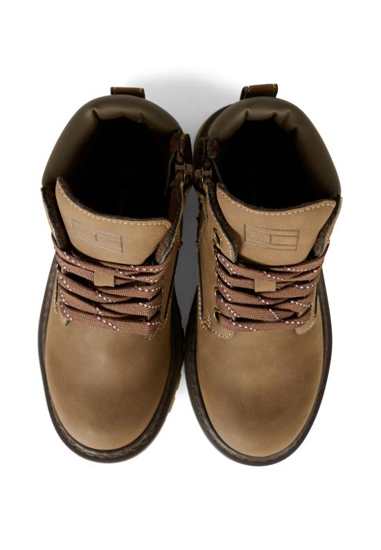 25FW [키즈] 타미힐피거 미들 부츠 T3X5 34125 1269509 BROWN - TOMMY HILFIGER