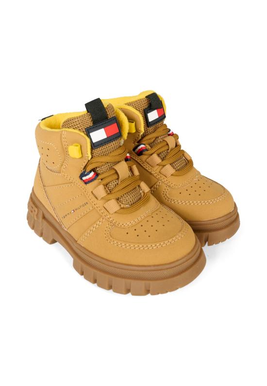 25FW [키즈] 타미힐피거 미들 부츠 T1X5 34127 1696206 YELLOW - TOMMY HILFIGER