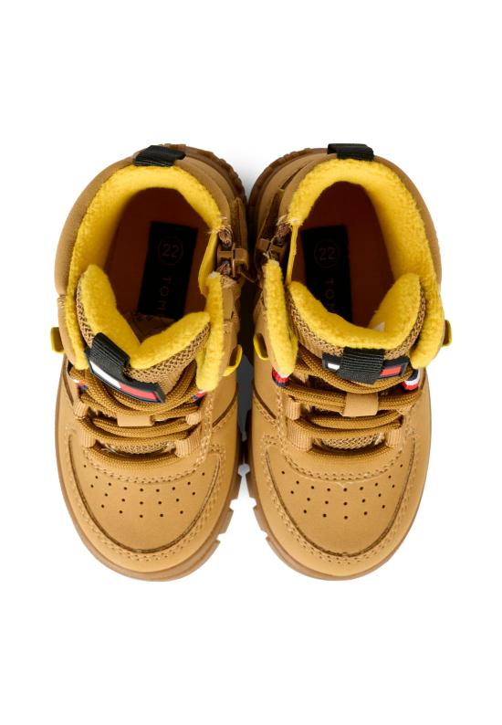 25FW [키즈] 타미힐피거 미들 부츠 T1X5 34127 1696206 YELLOW - TOMMY HILFIGER