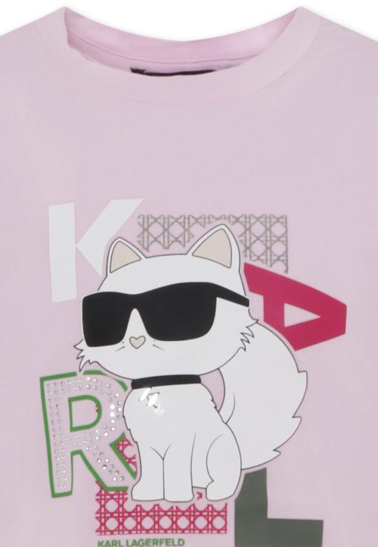25SS [키즈] 칼라거펠트 티셔츠 Z30491 46P PINK - KARL LAGERFELD