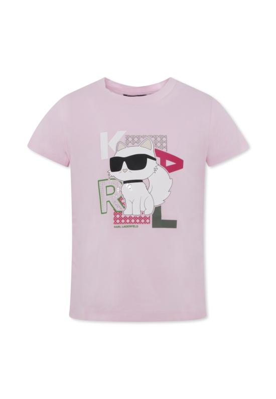 25SS [키즈] 칼라거펠트 티셔츠 Z30491 46P PINK