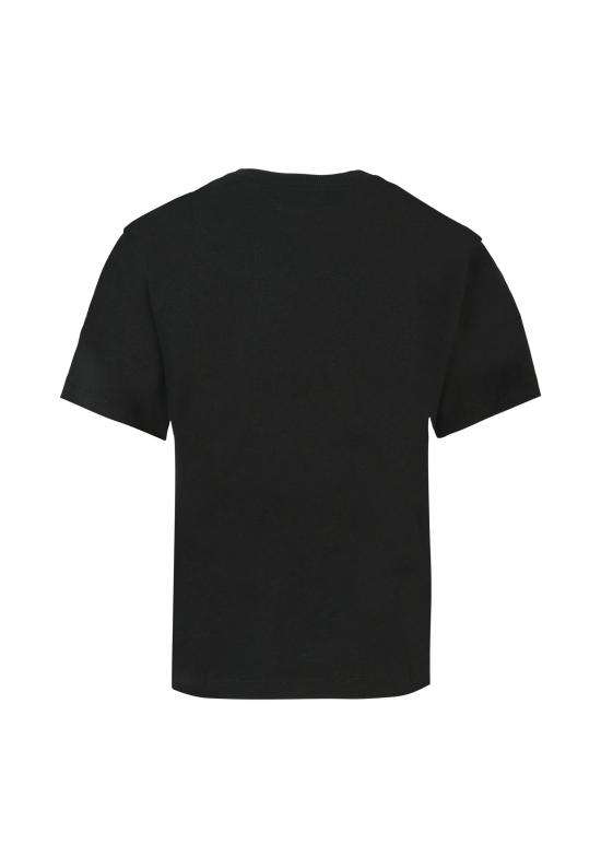 25FW [키즈] 모스키노 티셔츠 HNM05G LAA20 60100 BLACK - MOSCHINO