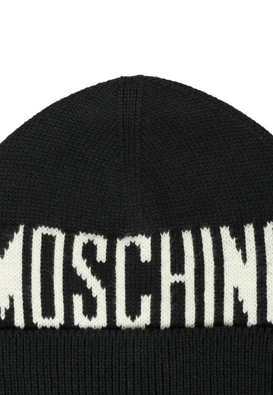 25FW [키즈] 모스키노 모자 HUX02P LHE66 60100 BLACK - MOSCHINO