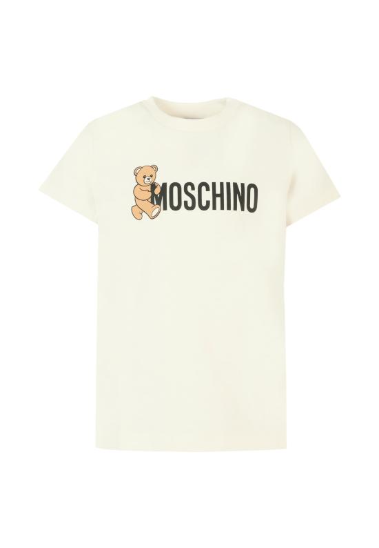 25FW [키즈] 모스키노 티셔츠 HPM058 LAA34 10063 IVORY