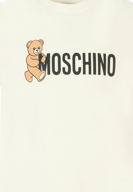 25FW [키즈] 모스키노 티셔츠 HPM058 LAA34 10063 IVORY - MOSCHINO