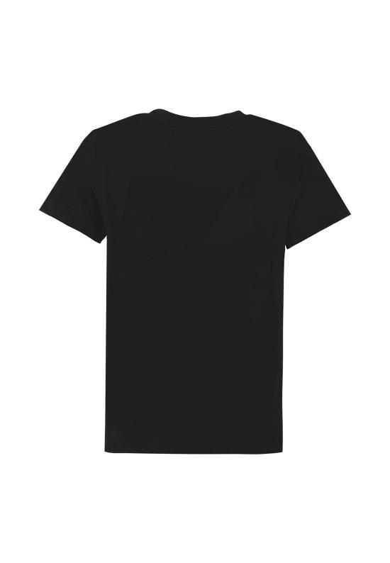 25FW [키즈] 모스키노 티셔츠 HPM058 LAA34 60100 BLACK - MOSCHINO