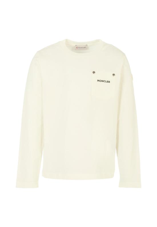 26SS [키즈] 몽클레어 티셔츠 K2954 8D00003 89AFV 034 WHITE