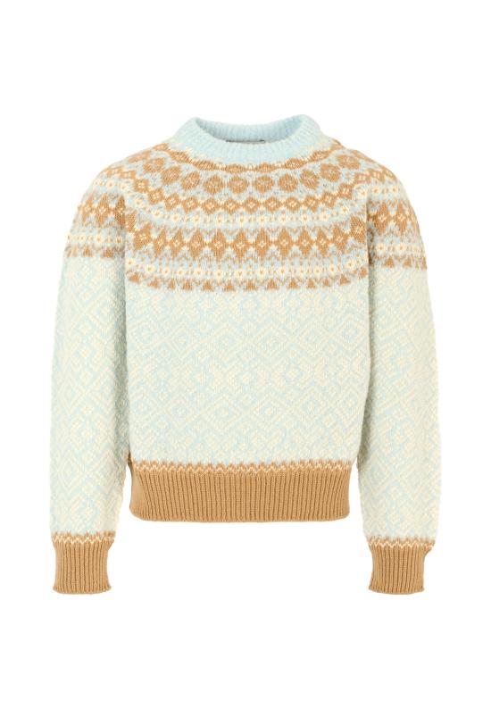 25FW [키즈] 몽클레어 니트/스웻셔츠 K2954 9C00008 M4505 702 MULTICOLOR