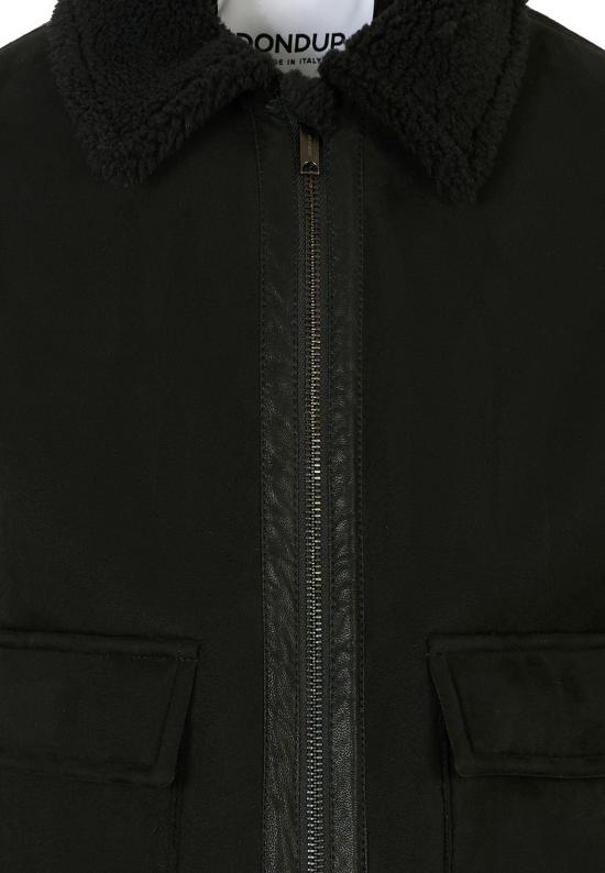 25FW [키즈] 돈답 캐주얼 자켓 DMGB022 0 MO004 N000 BLACK - DONDUP