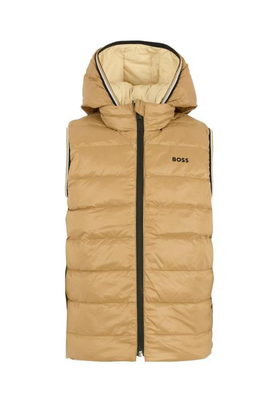 25FW [키즈] 보스 베스트 J52395 21C IVORY - BOSS