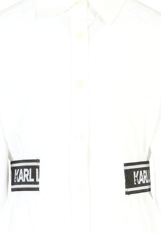 25FW [키즈] 칼라거펠트 셔츠 Z30587 10P WHITE - KARL LAGERFELD