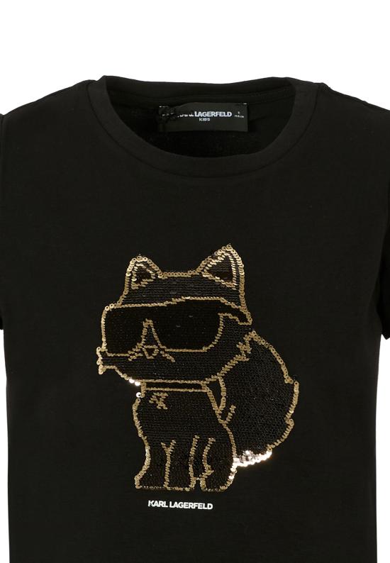 25FW [키즈] 칼라거펠트 티셔츠 Z30944 09B BLACK - KARL LAGERFELD