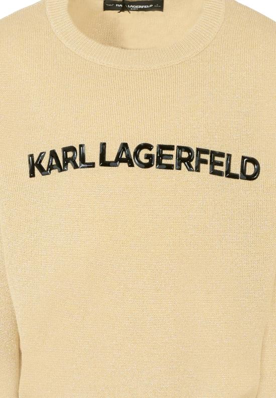 25FW [키즈] 칼라거펠트 니트/스웻셔츠 Z30937 576 GOLD - KARL LAGERFELD