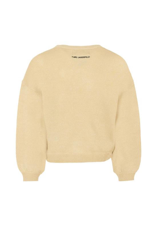 25FW [키즈] 칼라거펠트 니트/스웻셔츠 Z30937 576 GOLD - KARL LAGERFELD