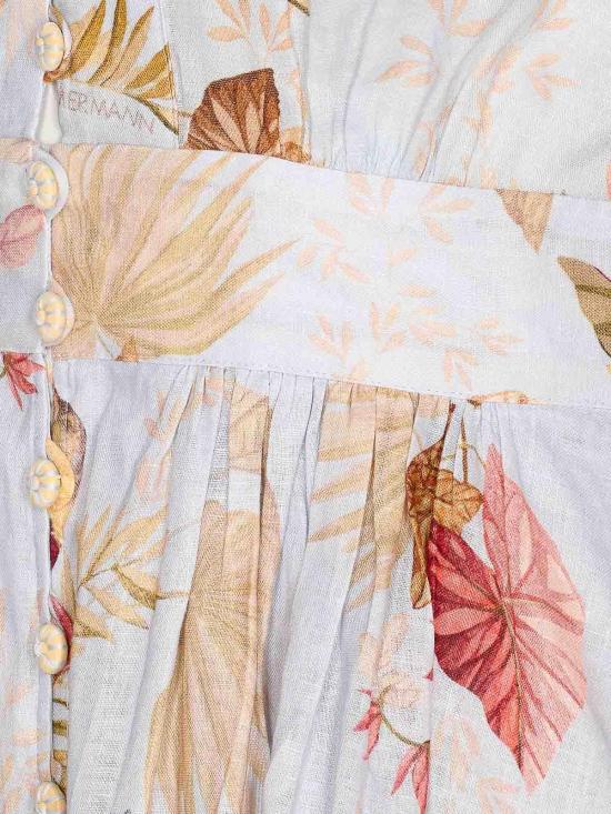 25FW 짐머만 미디 스커트 5147DSS253LBPFL Multicolour - ZIMMERMANN