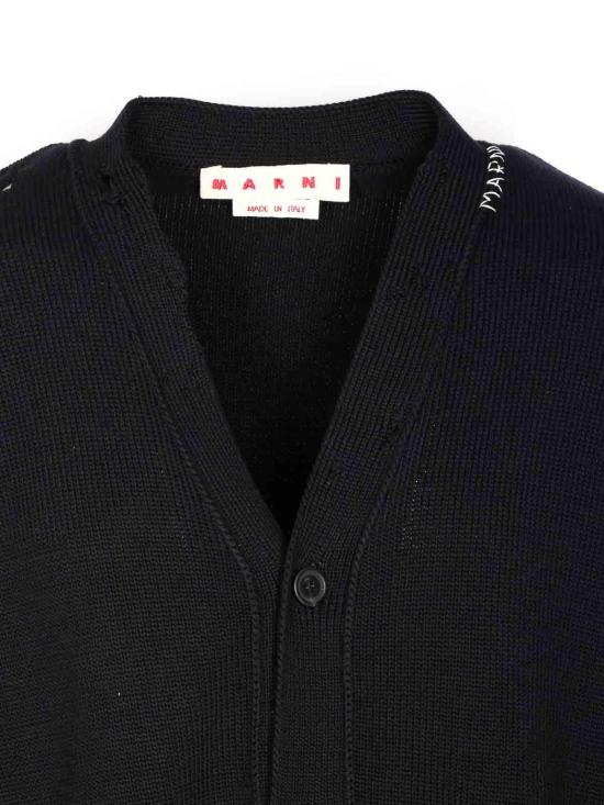 26SS 마르니 가디건 CDMG0136A0UFC65200N99 Black - MARNI