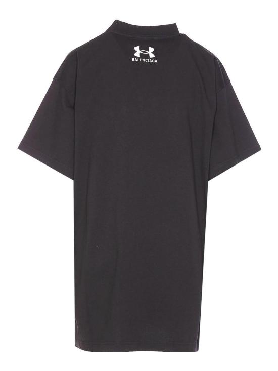 25SS 발렌시아가 x 언더아머 오버사이즈 핏 티셔츠 787349TRVB79034 Black - BALENCIAGA