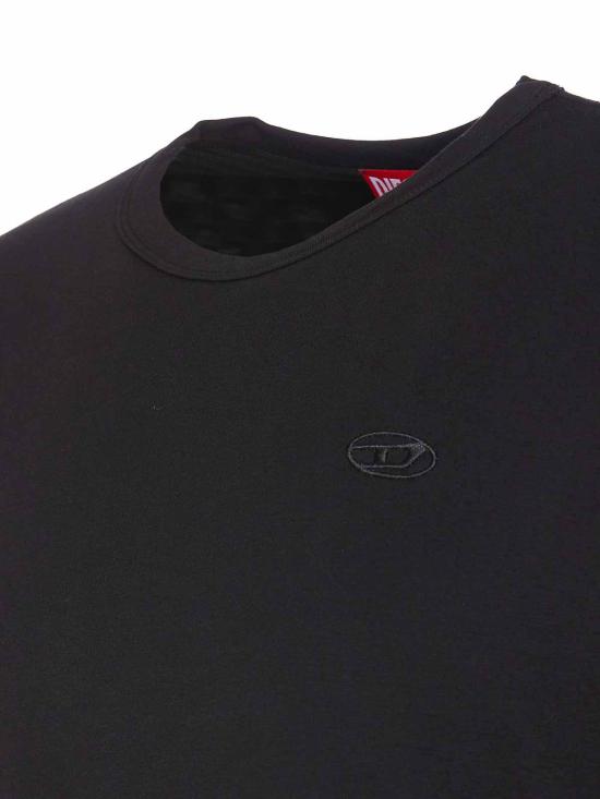  디젤 반팔 티셔츠 A166720AIJU9XX Black - DIESEL