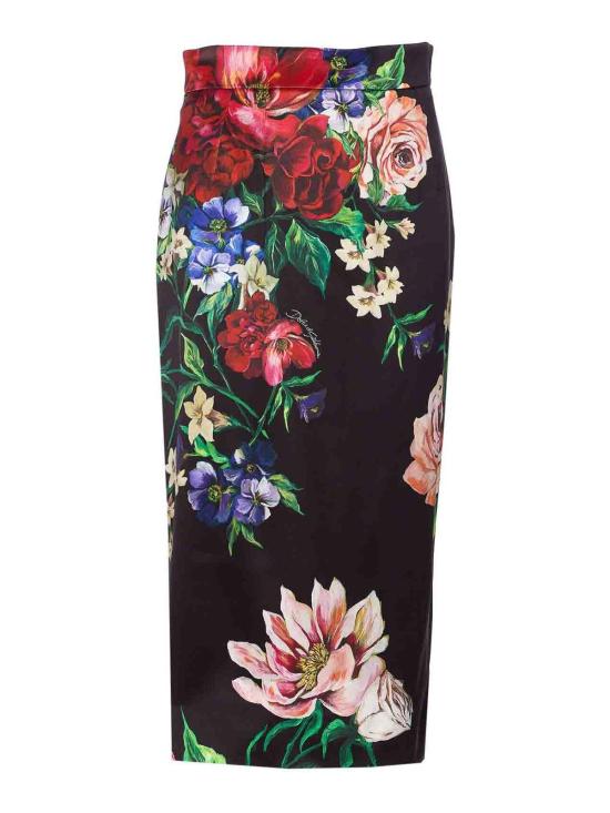  돌체앤가바나 미디 스커트 F4BCATFSIB5HN5PR Black